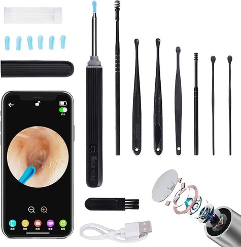 Ear Wax Removal with Camera - Smart Ear Canal Explorer, HD Imaging for Effective Cleaning in Saudi Arabia