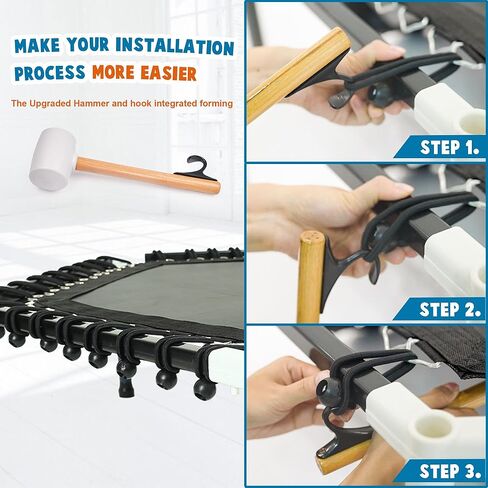 Infant Master Kid Trampoline, Trampoline for Kids，Mini Trampoline, 5ft Recreational Trampolines, Heavy Duty Frame with High Elasticity, Triple Zipper Design, Jump for Fun Indoor & Outdoor in Kuwait