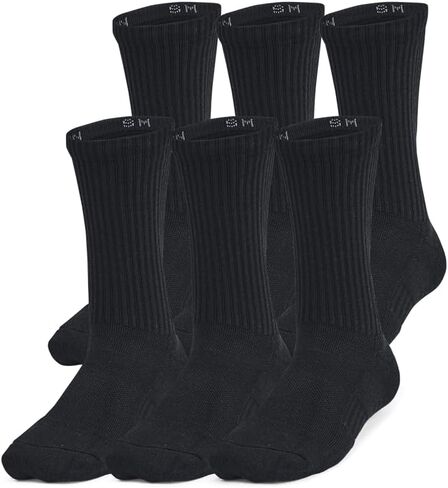 Under Armour Kids' Youth Training Cotton Crew Socks (6 Pairs) in Saudi Arabia
