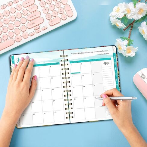 مخطط 2024-2025 - مخطط أكاديمي 2024-2025، يوليو 2024 - يونيو 2025، 8.5 بوصة × 6.4 بوصة، مخطط 2024-2025 مع 12 علامة تبويب شهرية، جيب داخلي in Kuwait