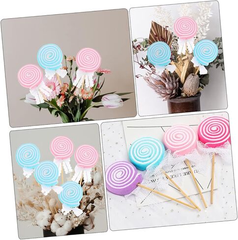 3 قطع من ديديسيون مصاصة عيد الميلاد من القطيفة لتزيين الزفاف الصناعي نموذج طعام عيد الميلاد البلاستيكي بالنعناع القطيفة مشهد الحلوى الزائف دعائم تزيين الحلوى العملاقة in Kuwait