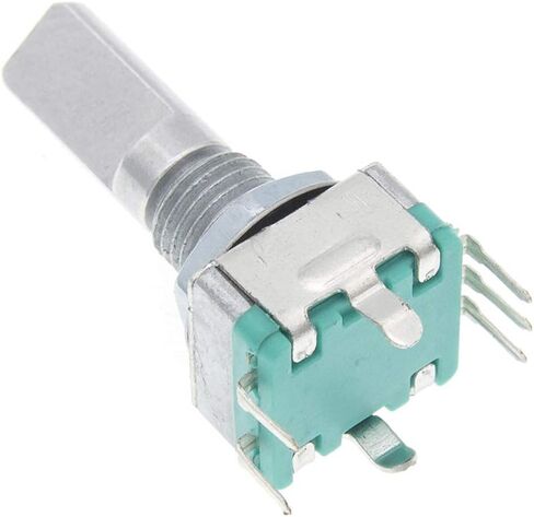 6PCS EC11 Rotary Encoder Code Switch 5Pins 20mm Digital Potentiometer Push Button Switch for Arduino with 6PCS Knob Cap in Saudi Arabia