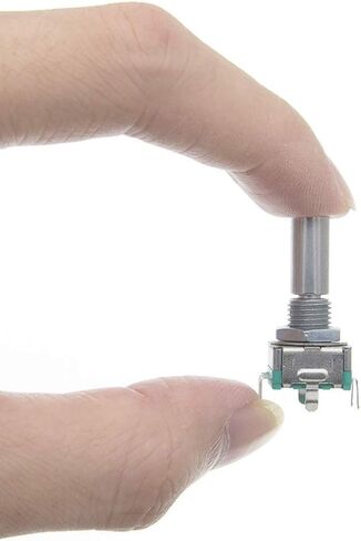 6PCS EC11 Rotary Encoder Code Switch 5Pins 20mm Digital Potentiometer Push Button Switch for Arduino with 6PCS Knob Cap in Saudi Arabia