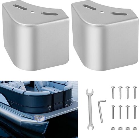 أغطية زوايا سطح السفينة من الألومنيوم على طراز Crest - من أجل # Crest PA - سميكة بما يكفي للقوة العالية ومقاومة الصدمات - وليس 90 زاوية قائمة - الارتفاع: 3-1/8 بوصة إلى 3-3/16 بوصة الجزء العلوي: 3-1/8 بوصة إلى 3-3/16 بوصة (عبوتان) in Kuwait