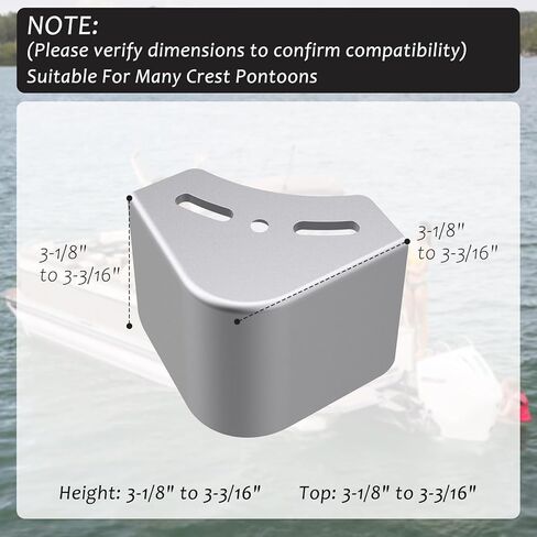 أغطية زوايا سطح السفينة من الألومنيوم على طراز Crest - من أجل # Crest PA - سميكة بما يكفي للقوة العالية ومقاومة الصدمات - وليس 90 زاوية قائمة - الارتفاع: 3-1/8 بوصة إلى 3-3/16 بوصة الجزء العلوي: 3-1/8 بوصة إلى 3-3/16 بوصة (عبوتان) in Kuwait