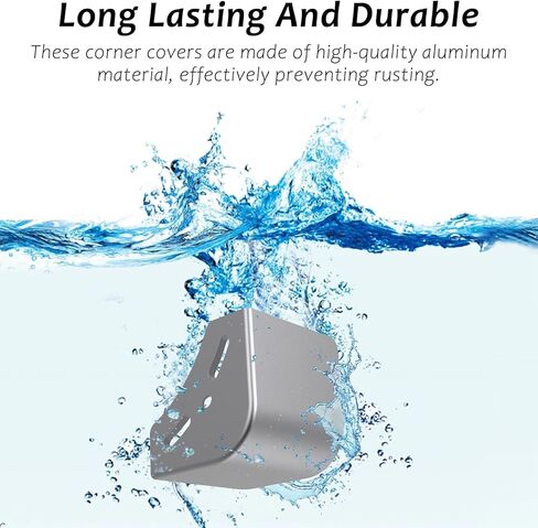 أغطية زوايا سطح السفينة من الألومنيوم على طراز Crest - من أجل # Crest PA - سميكة بما يكفي للقوة العالية ومقاومة الصدمات - وليس 90 زاوية قائمة - الارتفاع: 3-1/8 بوصة إلى 3-3/16 بوصة الجزء العلوي: 3-1/8 بوصة إلى 3-3/16 بوصة (عبوتان) in Kuwait