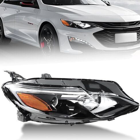 AUTNZE Headlight assembly Compatible With 2019 2020 2021 2022 2023 Chevrolet Malibu xl (Low) assembly replacement in Saudi Arabia