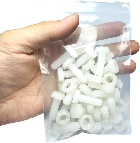 20 قطعة M8x25mm مجموعة صواميل براغي سداسية من النايلون الأبيض، ومسامير سداسية بيضاء، وصواميل سداسية، ومسامير وصواميل بلاستيكية. صواميل براغي سداسية بيضاء بخيط كامل. صواميل سداسية من النايلون ومسامير. براغي سداسية الرأس مع صواميل من النايلون. in Kuwait