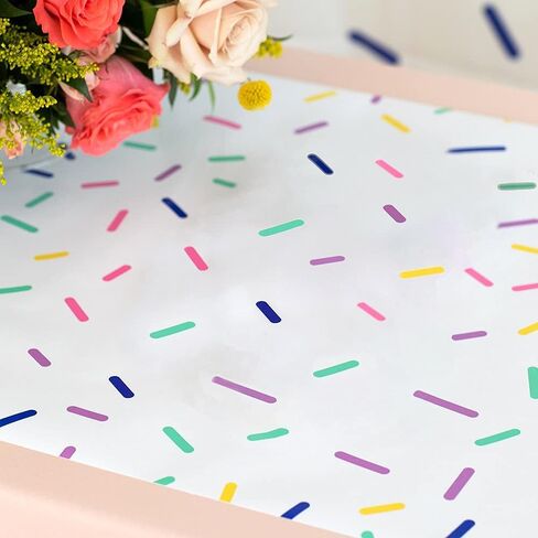 WEDDINGSTAR Decorative Paper Table Runner 25' (L) x 20" (W) - Sprinkles in Saudi Arabia
