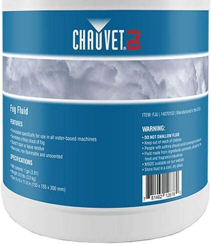 CHAUVET DJ 1 جالون زجاجة من سائل عصير دخان الضباب لآلات الضباب | إف جي يو (3 عبوات) in Saudi Arabia