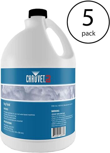 CHAUVET DJ 1 جالون زجاجة من سائل عصير دخان الضباب لآلات الضباب | إف جي يو (3 عبوات) in Saudi Arabia