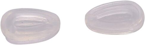 Clear Rubber Silicon Push On Type Nose Pads Pieces Buds for Glasses Sunglasses Frames Reading Eye Wear HNP002 (Clear - 3 Pairs) in Kuwait