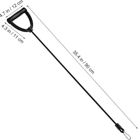زوج واحد من أربطة مقاومة السائر مع مقابض لملحقات معدات اللياقة البدنية - حبال التمرين لآلة السائر، والتمرين، والتدريب، وتنعيم العضلات، واستخدام صالة الألعاب الرياضية in Kuwait