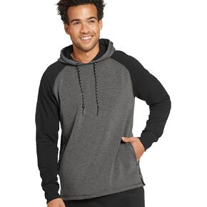 Jockey Men's Casualwear Colorblocked Lightweight Fleece Pullover Hoodie