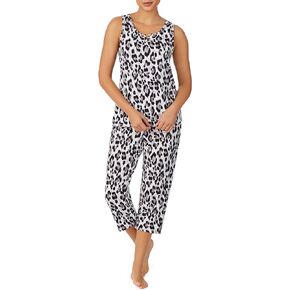 Jones New York Women's Top Notch Tank Top and Crop Pant Pajama Set