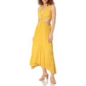 Ramy Brook Women's Hatyie V Neck Cutout Dress