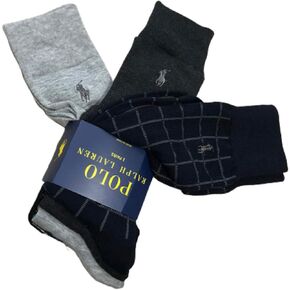 Polo Ralph Lauren Men's Dress Socks, 3 Pair, size 10-13