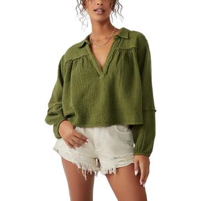 FP Movement Women's Yucca Double Cloth Blouse
