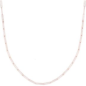 14k SOLID Yellow or White Or Rose Gold 2.1mm Shiny Diamond Cut PaperClip Link Chain Necklace for Pendants and Charms with Lobster-Claw Clasp ("16", 18", 20", 24 inch)