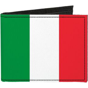 Buckle-Down Canvas Bi-fold Wallet-Italy Flag
