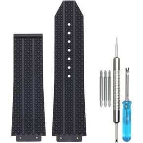 25mm Big Bang Rubber Strap Compatible with Hublot Big Bang Watch Strap Sports Waterproof Replacement Bracelet