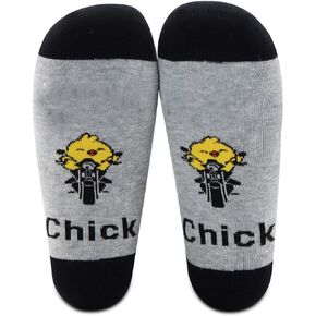 G2TUP 2 Pairs Motorcycle Biker Girl Gifts Socks Motorcycle Rider Gifts For Women Girls