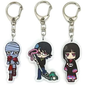 EBTY DREAMS Inc. - Set of 3 HxH Acrylic Keychain Shizuku Murasaki, Kalluto Zoldyck, Bonolenov Ndongo v1