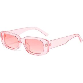 ZYApril Small Retro Square Sunglasses Women - UV 400 Vintage Rectangle driving, walking, traveling Glasses