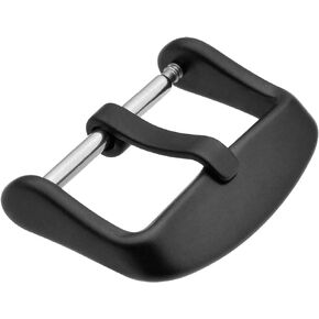 WOCCI Watch Band Replacement Buckle, Stainless Steel, Choice of Color and Size