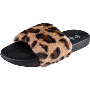 Jessica Simpson Women's Plush Single Band Slide Slipper