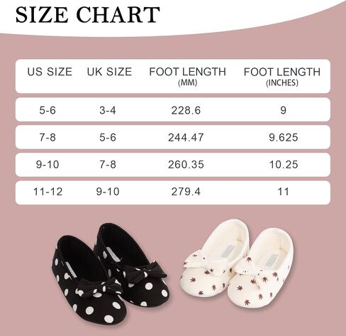 EUXTERPA Women Ballerina House Slippers Ladies Indoor Home Shoes Lightweight House Shoes with Bow in Saudi Arabia