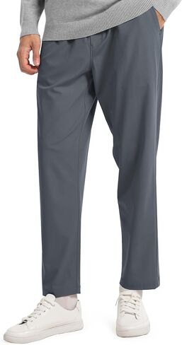 FitsT4 Men's Casual Pant Pull-ON Elastic Waist Lounge Pants with Pockets in Saudi Arabia