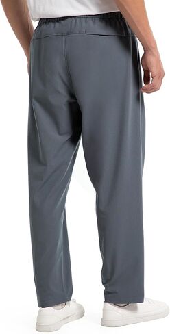 FitsT4 Men's Casual Pant Pull-ON Elastic Waist Lounge Pants with Pockets in Saudi Arabia