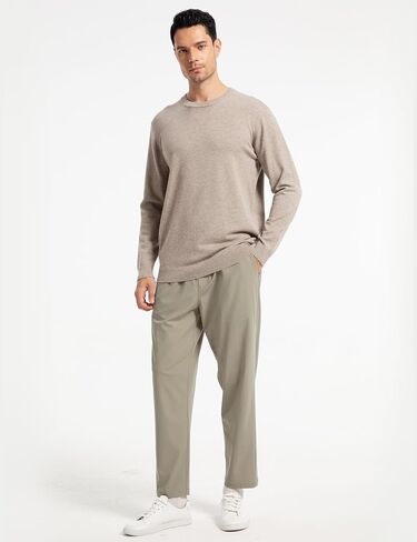 FitsT4 Men's Casual Pant Pull-ON Elastic Waist Lounge Pants with Pockets in Saudi Arabia
