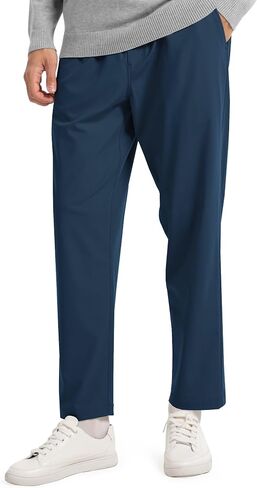 FitsT4 Men's Casual Pant Pull-ON Elastic Waist Lounge Pants with Pockets in Saudi Arabia