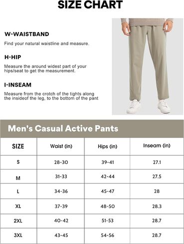 FitsT4 Men's Casual Pant Pull-ON Elastic Waist Lounge Pants with Pockets in Saudi Arabia