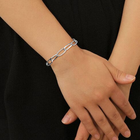 مجموعة أساور سلسلة ذهبية وفضية 16 قطعة من Sanfenly للنساء، مطلية بالذهب عيار 14 قيراط، أساور سلسلة كابل كوبية مكتنزة مطرزة بطبقات قابلة للتعديل، أساور مجوهرات قابلة للتكديس in Kuwait