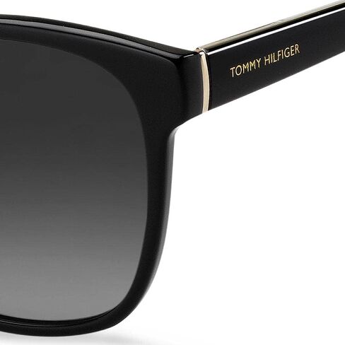 Tommy Hilfiger Women's Female Sunglass Style TH 1811/S Square, Black, 55mm, 17mm in Saudi Arabia