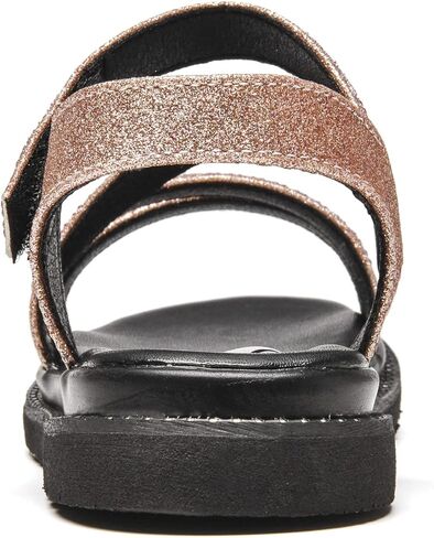 DADAWEN صنادل رياضية صيفية للفتيات من حجر الراين اللامعة مفتوحة عند الأصابع (طفل صغير/طفل صغير/طفل كبير) in Kuwait