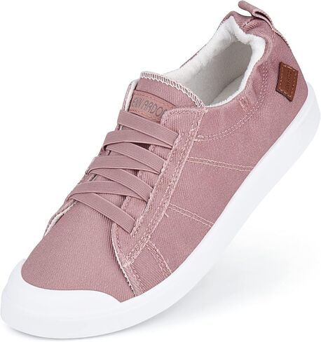 أحذية JENN ARDOR النسائية القماشية سهلة الارتداء، أحذية مشي كاجوال أنيقة ومنخفضة للتنس in Kuwait