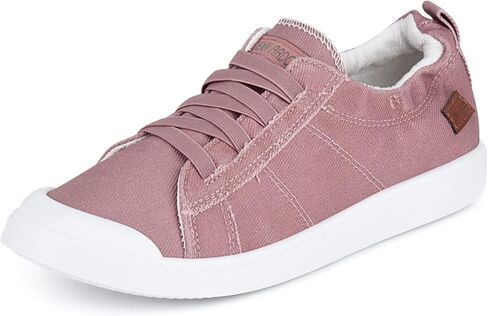 أحذية JENN ARDOR النسائية القماشية سهلة الارتداء، أحذية مشي كاجوال أنيقة ومنخفضة للتنس in Kuwait