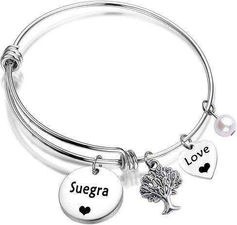 ENSIANTH Suegra Bracelet Best Suegra Gift For Mother-In-Law Suegra Mothers Day Gift in Saudi Arabia