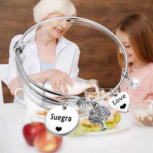 ENSIANTH Suegra Bracelet Best Suegra Gift For Mother-In-Law Suegra Mothers Day Gift in Saudi Arabia