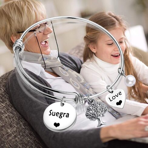 ENSIANTH Suegra Bracelet Best Suegra Gift For Mother-In-Law Suegra Mothers Day Gift in Saudi Arabia