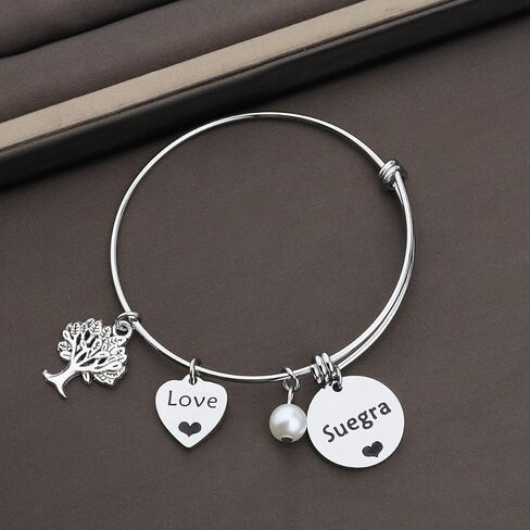 ENSIANTH Suegra Bracelet Best Suegra Gift For Mother-In-Law Suegra Mothers Day Gift in Saudi Arabia