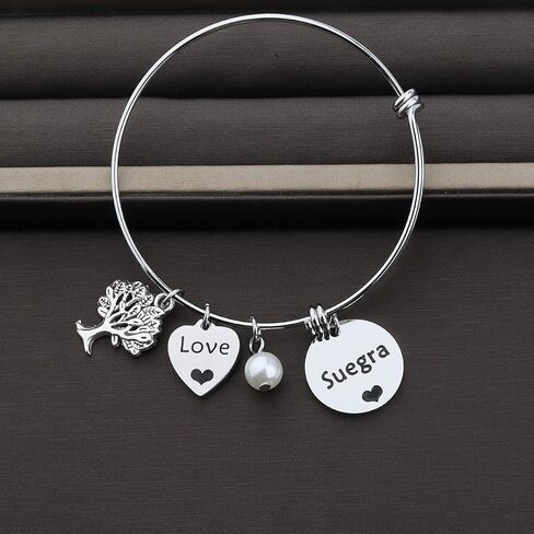 ENSIANTH Suegra Bracelet Best Suegra Gift For Mother-In-Law Suegra Mothers Day Gift in Saudi Arabia