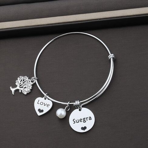 ENSIANTH Suegra Bracelet Best Suegra Gift For Mother-In-Law Suegra Mothers Day Gift in Saudi Arabia