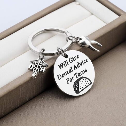 CENWA Dentist Gift Dental Hygienist Gift Dental Keychain Will Give Dental Advice For Tacos in Saudi Arabia