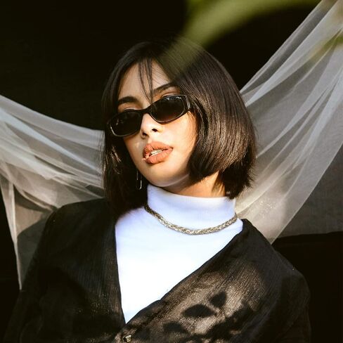 SUNOVELTIES نظارات شمسية مستطيلة غير منتظمة الشكل فاخرة نظارات النخيل هاواي زي نظارات مربعة كبيرة للجنسين والكبار in Kuwait