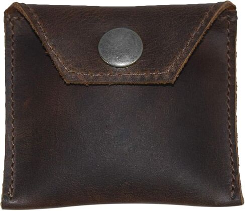Hide & Drink, Rustic Leather Tampon Case, Condom Holder Pouch, Secret Stash Handmade Includes 101 Year Warranty :: Bourbon Brown in Saudi Arabia
